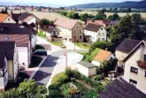 Blick zum Dorfplatz